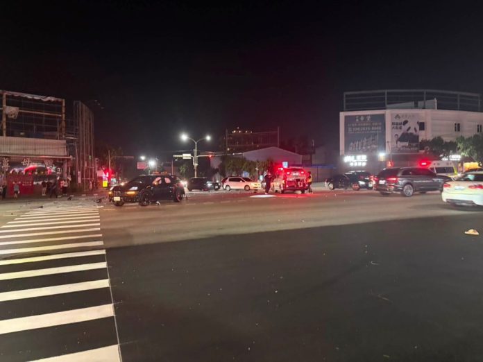 台中沙鹿區車禍6人受傷！　5車相撞傷者均送醫