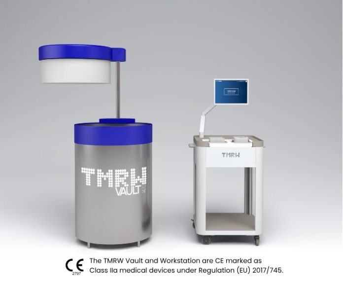 TMRW Vault® 根據《歐洲醫療器材規例》(MDR) 獲得 CE 標誌認證