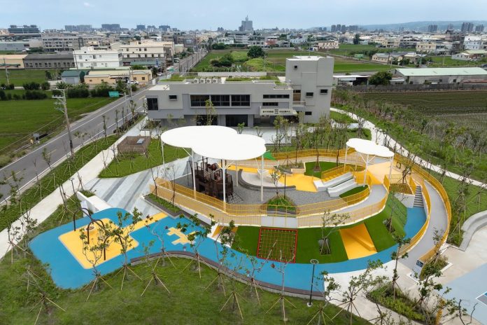 斥資1.3億元打造全齡共融風遊戲地標  台中市梧棲區「鴨母寮公園」正式啟用