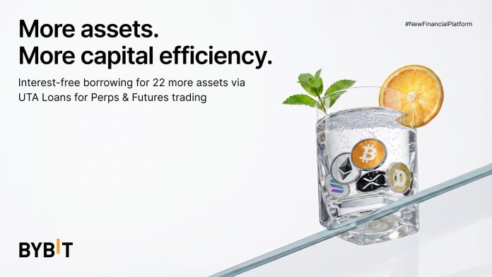 Bybit將統一賬戶借貸的免息借款範圍擴展至24種資產，助力提高交易資本效率