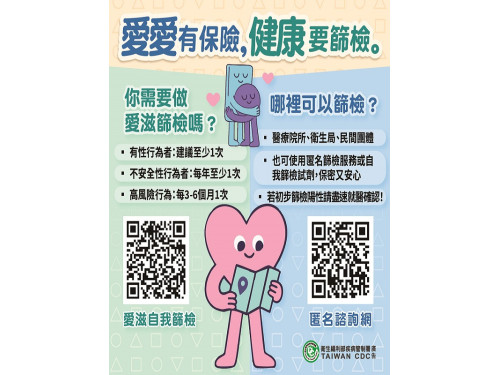 七夕傳情更要守護健康 落實安全性行為、主動篩檢