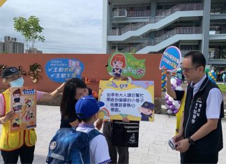 開學日超萌護童!婦幼警推「小熊警察警報器娃包」寓教於樂守護學童