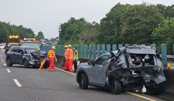 國道3號死亡車禍！休旅車爆胎遭追撞　駕駛妻子傷重不治