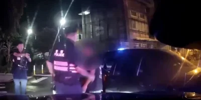 這下慘了！無照毒駕拒檢逃逸撞警車　竹南男子遭送辦罰鍰最高18萬7200元