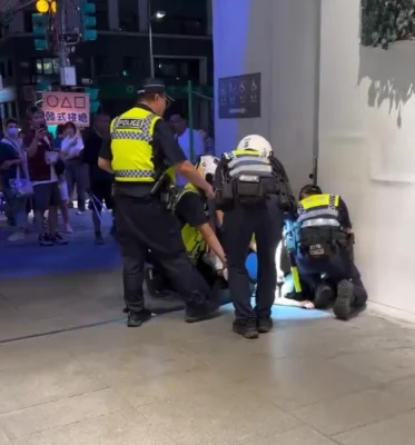 基隆中元祭散場爆衝突！二信循環站大打出手　互控傷害警方送辦