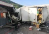 疑疲勞駕駛肇事!台15線林口路段貨車自撞店家 北上路段封閉交通受阻逾3小時 疑疲勞駕駛肇事!台15線林口路段貨車自撞店家 北上路段封閉交通受阻逾3小時