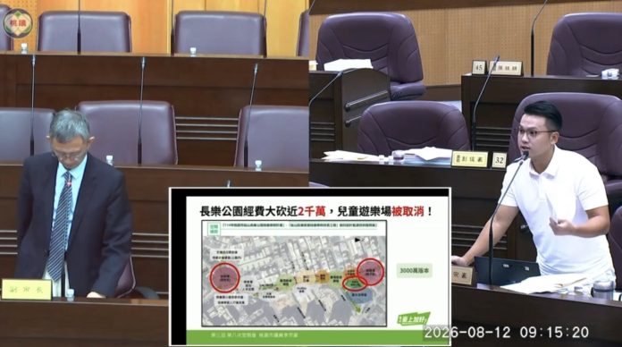 李宗豪質疑龜山長樂公園改善只做一半 桃園都發局澄清