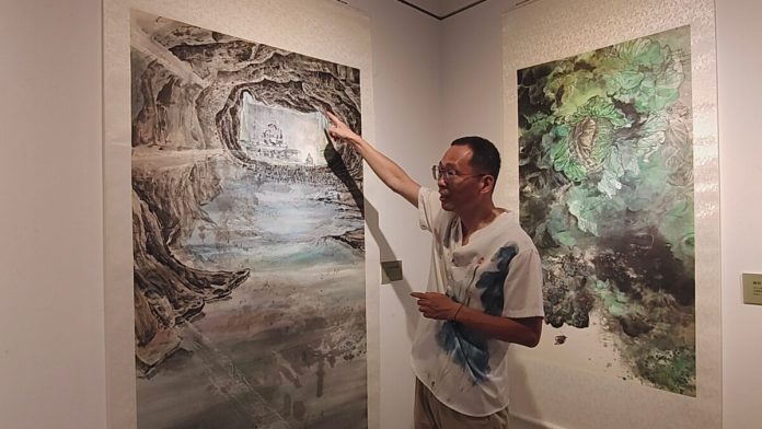跳脫傳統框架！謝弘志用水墨畫出人生風景