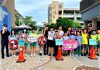 啟動開學護童勤務 嘉市警站第一線守護學童上學路 啟動開學護童勤務 嘉市警站第一線守護學童上學路