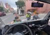 貨車拋錨卡路中央 大同分局警專實習生「烈日推車」助交通恢復