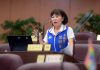 人行道標線設計引發用路困擾 市議員葉明月提議強化橫向整合