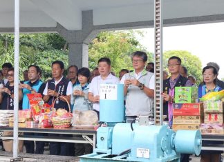 張峻赴吉安大圳「拜水頭」 提智慧監測、備援水源打造花蓮韌性農業
