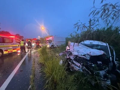 花蓮車禍兩人OHCA一人重傷！　台九線貨車自小客車相撞釀慘劇
