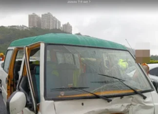 未保持安全距離釀禍! 國道1號五楊高架3車相撞8人受傷送醫 未保持安全距離釀禍! 國道1號五楊高架3車相撞8人受傷送醫