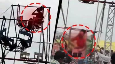 影／搭摩天輪變噩夢！印度女長髮慘遭軸承捲入　「頭皮連同頭髮遭扯落」急送醫