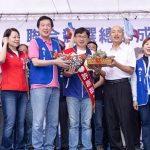 許原榮競總成立前後任老闆同框站台 韓國瑜:感謝「他」當年慷慨借將