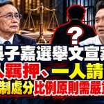 吳子嘉選舉文宣案一人羈押、一人請回? 司法強制處分比例原則遭檢視