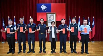 彰化縣警局獲打詐、掃黑、肅槍三料冠軍  王惠美頒獎表揚