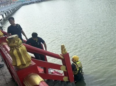 快訊／高雄蓮池潭意外！婦人落水救起OHCA