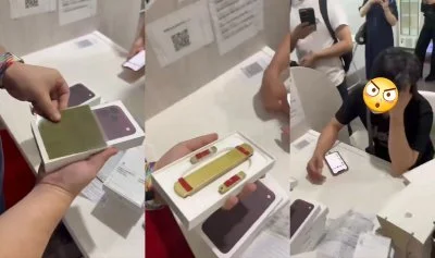 影／iPhone 18才剛賣就爆詐騙！越南男拿未拆盒變賣　店家「磁場觀察片識破」開箱全是填充物