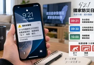 今天9:21手機突然響別慌!不是地震 國家級警報3波時間一次看 今天9:21手機突然響別慌!不是地震 國家級警報3波時間一次看