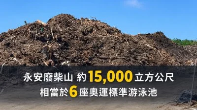 高雄農地變「廢柴山」！1.5萬立方米木材堆成山　驚人量可填6座泳池