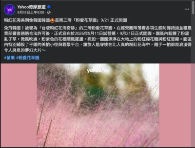 苗栗「粉紅花海」爆違法栽植！闢謠未獲核准 農業部發函下令移除