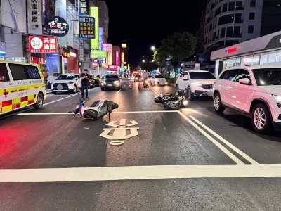 台南警官酒駕！兩線三星騎車擦撞民眾　酒測值高達1點多