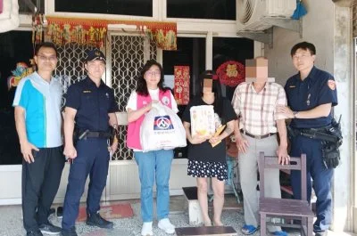 北港警關懷弱勢　串聯3民間團體送暖助急難家庭