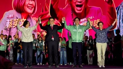 賴瑞隆競總成立！蔡英文、蕭美琴、陳其邁同台力挺　喊話高雄市民再投關鍵一票